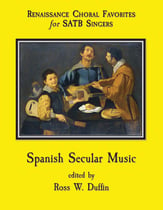 SPANISH SECULAR MUSIC SATB choral sheet music cover